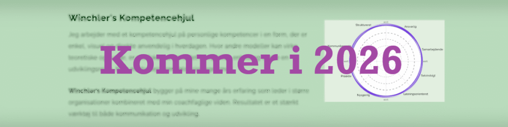 Forside | Winchler’s | Coach & Sparringspartner