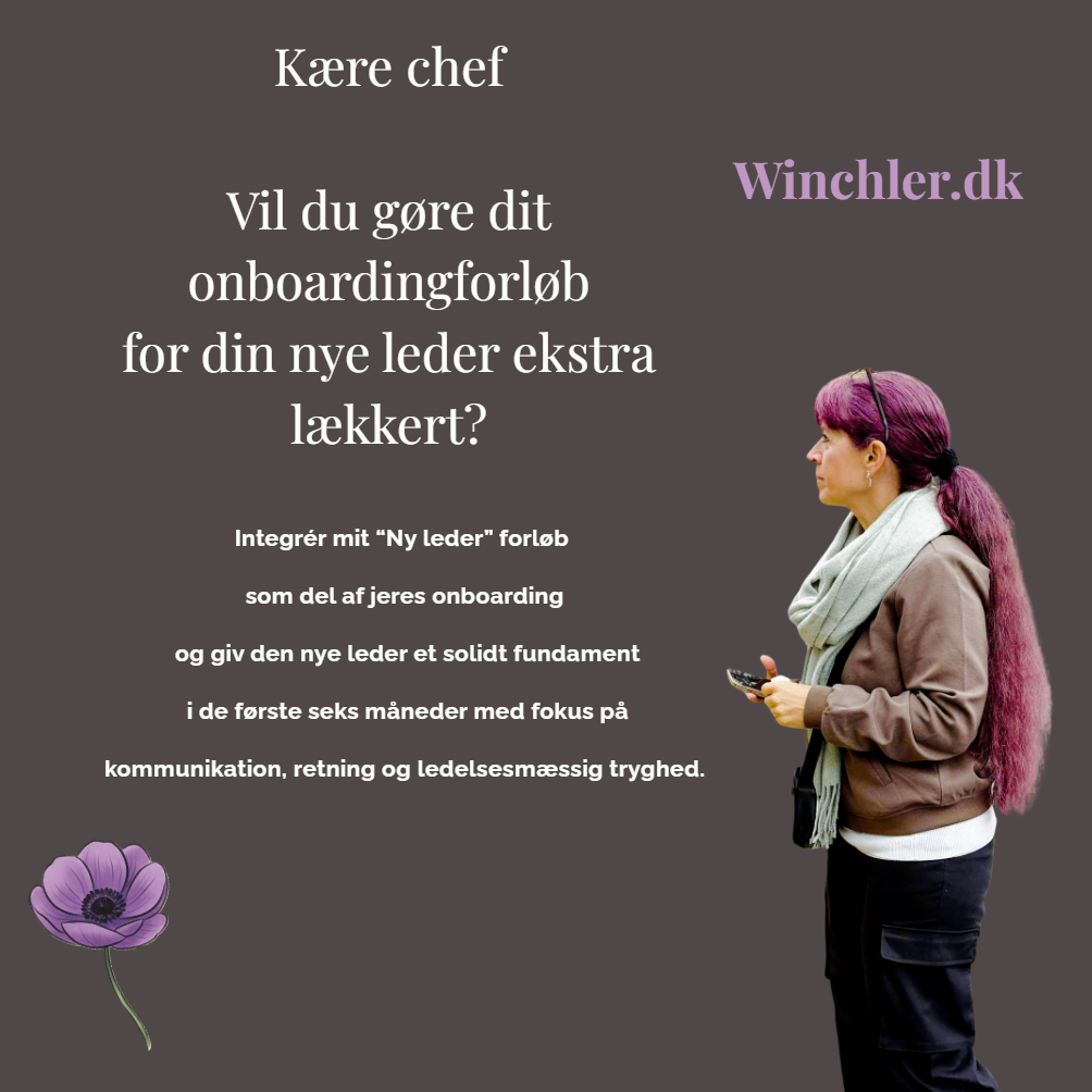 Ny leder på vej ind i organisationen | Winchler’s | Coach & Sparringspartner