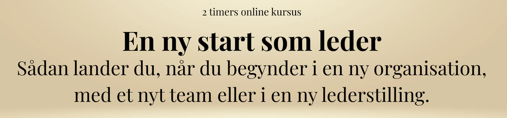 Onlinekursus - Ny start | Coaching for ledere og medarbejdere Onlinekursus - Ny start | Winchler’s | Coach & Sparringspartner