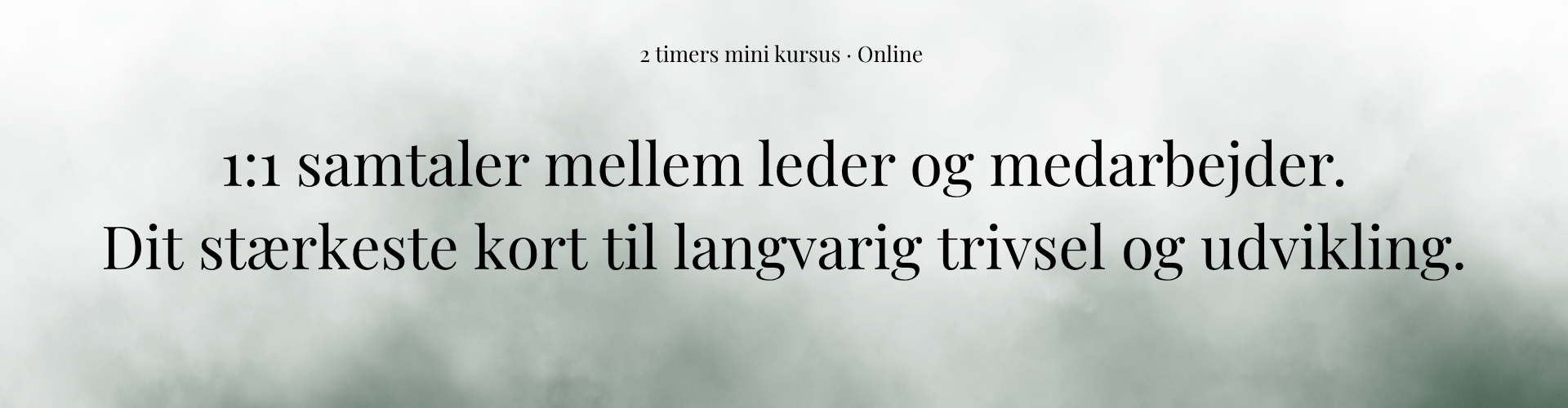 Onlinekursus - 1:1 | Winchler’s | Coach & Sparringspartner